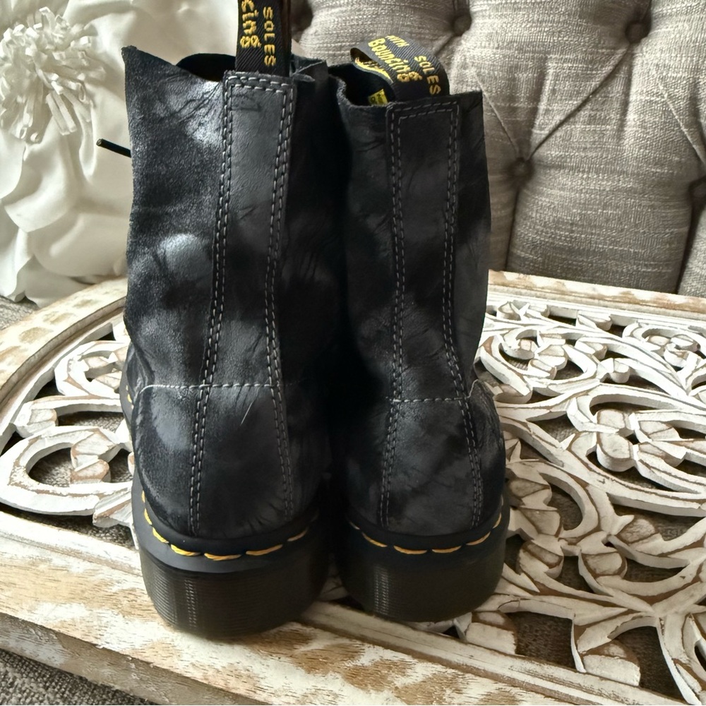 Dr. Martens Pascal Tye Dye Ankle Combat Boots Women’s 9 - Picture 5 of 9